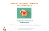 Special Occasion Coupons for Magento 2 | User Guide...User Guide: Special Occasion Coupons for Magento 2 You can also specify an email template for the coupon, discount type (percent,