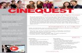 WHO WE ARE Coders/developers interns & FELLOWS · Coder and developer interns & fellows will ful˜ll project management to support Cinequest diverse mobile and web applications. •