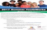 2017 Summer YouthWorks - businessfirstdaytonregion.com€¦ · Montgomery County. Students will work at various businesses which will help build your resume, develop independence