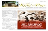 Weekly Bulletin for Christ the King Parish€¦ · June!10,!2018 ! Tenth!Sunday!in!Ordinary!Time ! Weekly Bulletin for Christ the King Parish Christ the King Parish 773 -238 -4877