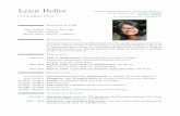 Lynn Heller – Curriculum Vitae - uni-tuebingen.de · 2016-08-12 · Lynn Heller Curriculum Vitae Mathematisches Institut der Universität Tübingen Auf der Morgenstelle 10 72076