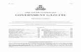 THE SOUTH AUSTRALIAN GOVERNMENT GAZETTE · 3422 THE SOUTH AUSTRALIAN GOVERNMENT GAZETTE [30 August 2001 The Schedule Allotment 100 of DP 53296, Hundred of Murtho, County of Alfred,