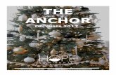 THE ANCHOR - Hope Church Lincolnthe anchor hopechurchlincoln.org 402-423-8855 hope@hopechurchlincoln.org december 2017