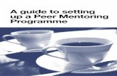 A guide to setting up a Peer Mentoring Programme · NESTA was keen to test the efficacy of this form of mentoring within a business ... Eric Parsloe, The Oxford School of Coaching
