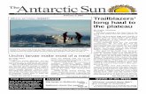 The Antarctic Sun, February 6, 2005 · February 6, 2005 The Antarctic Sun • 3 By Emily Stone Sun staff When Sam Bowser’s science group returned home last week, they left one member