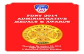 FDNY 2014 ADMINISTRATIVE MEDALS & AWARDS · FDNY 2014 ADMINISTRATIVE MEDALS & AWARDS PROGRAM Welcome: Captain Mark Guerra ... EMS Electronic Patient Care Report (ePCR) Project 7 David