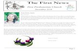 The First News - First Presbyterian Church, Statesboro ... The First News First Presbyterian Church