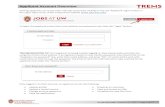 Applicant Account Overview - tre.ohr.wisc.edu Account Overview.pdf · tre.ohr.wisc.edu / Updated 9/7/2017 / Page 3 of 12 Applicant Account Overview Update Resume Applicants can update