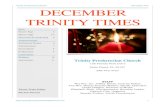 DECEMBER TRINITY TIMES - Trinity Presbyterian Churchtrinitypresbyt TRINITY TIMES . Trinity Presbyterian