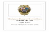 Oklahoma Board of Correctionsdoc.ok.gov/Websites/doc/images/Documents/BOC/BOC Amended... · 2018-10-29 · OKLAHOMA BOARD OF CORRECTIONS REGULAR MEETING AGENDA Northeast Oklahoma