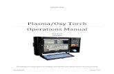 Plasma/Oxy Torch Operations Manual Types/Plasm… · 2.2.4 Continuous and Step Jogging ... This manual has been designed to lead operators through the process of operating a Victory