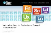 Introduction to Selenium Based Automation9c621068b13bf89a447f-3509c2ef67cbbed054ed3fe7b9d39310.r28.c… · Selenium WebDriver 13 • Page Object Pattern –A simple design pattern