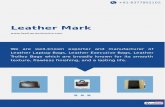 Leather Mark, Chennai - Manufacturer & Exporter of New ... · Leather Laptop Bags, Leather Executive Bags, Leather Trolley Bags which are broadly known for its smooth ... women and
