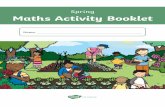 Spring Maths Activity Booklet · Spring Maths Activity Booklet Egg Tens and Ones Complete the part-part-whole pictures by adding the missing number. 43 70 20 50 92 84 Page 13 of 16