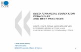 OECD FINANCIAL EDUCATION PRINCIPLES AND BEST PRACTICES · 2. Principles and good practices for financial education and awareness 3. Dedicated work on financial education relating