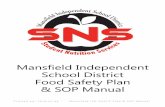 Mansfield ISD HACCP Plan & SOP Manualmisdsn.weebly.com/uploads/8/3/5/1/83513848/misd... · Version 20190318 Mansfield ISD Food Safety and SOP Manual Page 1 MISD Vision 20/20 . Version