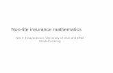 Non-life insurance mathematics - ForsidenNon-life insurance from a financial perspective: for a premium an insurance company commits itself to pay a sum if an event has occured Overview