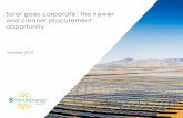 Solar goes corporate: the newer and cleaner procurement ... · RAJESH SHARMA, VP SOUTHEAST ASIA • Industry veteran in project development and corporate affairs with an extensive