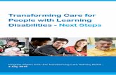 Transforming Care for People with Learning …...Transforming Care for People with Learning Disabilities - Next Steps Progress Report from the Transforming Care Delivery Board - 3