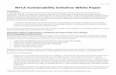 NYLA Sustainability Initiative White Paper...P a g e | 1 NYLA Sustainability Initiative White Paper Introduction In February 2014 the Council of the New York Library Association passed