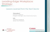 Leading-Edge Workplace Strategy - SIGsig.org/docs2/WS09_DISTCOPY_Leading_Edge_Workplace...Leading Edge Workplace Strategy: Lessons Learned from the Tech Sector March 10, 2015 Antonia