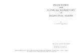 PRESCRIBER and CLINICAL REPERTORY of MEDICINAL HERBS ... · PRESCRIBER and CLINICAL REPERTORY of MEDICINAL HERBS - Harper-Shove - Part 1 - Page 1 ... NOTES ON PRESCRIBING AND DOSAGE