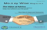 January 2017 Money Wise Magazine - Amazon Web Services · Money Wise Magazine January 2017 Your New & Improved Statement: Expect new fee disclosures and transparency on your 2016