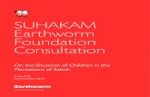 SUHAKAM Earthworm Foundation Consultation...responsible sourcing commitments in supply chains, innovating practical solutions to the social and environmental challenges of production
