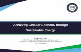 Achieving Circular Economy through Sustainable Energy · By Bernama - November 27, 2018 @ 9:57pm KUALA LUMPUR: The government is optimistic of achieving its target of 20% electricity