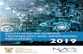 SOUTH AFRICAN SCIENCE, TECHNOLOGY AND INNOVATION 2019 · SOUTH AFRICAN SCIENCE, TECHNOLOGY AND INNOVATION INDICATORS 2019 ii Table 2.1: NSI performance on selected indicators in 2007
