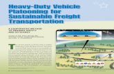 Heavy-Duty Vehicle Platooning for Sustainable …turri/doc/csm2015.pdfDecember 2015 « IEEE CONTROL SYSTEMS MAGAZINE 35 methods to enhance the safety and energy efficiency of transportation