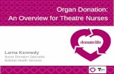 Organ Donation: An Overview for Theatre Nursesbhsdigitalrepository.bhs.org.au/bhsjspui/bitstream... · Donation after Brain Death (DBD) 1. Catastrophic neurological injury 2. Brain