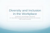 Diversity and Inclusion in the Workplacewebmedia.jcu.edu/hr/files/2015/10/JCU-Diversity-and-Inclusion.pdf · Objectives of this Session To provide a clear understanding of what diversity