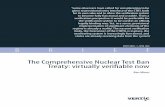 The Comprehensive Nuclear Test Ban Treaty: …The Comprehensive Nuclear Test Ban Treaty: virtually veriﬁ able now Ben Mines BRIEF VERTIC BRIEF • 3 • APRIL 2004 ‘Some observers