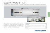 COMPACT LP product sheet - SwegonThe COMPACT LP is a complete air handling unit with direct-driven supply air and extract air fans, supply air and extract air filters, rotary heat