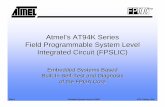 Atmel’s AT94K Series Field Programmable System Level ...strouce/class/elec6970/ESlecture.pdfSlide 1 Embedded Systems Lecture 1/19/08 AT94 Training 2001 Atmel’s AT94K Series Field