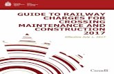 Guide to Railway Charges for Crossing Maintenance and ... · setting consistent, nation-wide schedules and guidelines for work performed by railway companies. This guide may be used
