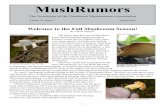 MushRumors - Northwest Mushroomers Association · what we call a “needle zone” and is a great place to find morels. It took me about 25 minutes of steady hiking to get to the