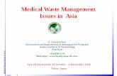 Medical Waste Management : AIT · Visu Medical Waste Issues in Asia 6 0.33 million tons/year in India 0.25 million tons/year in Pakistan (100 ton/day from Karachi alone) 2,000 tons/day