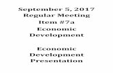 September 5, 2017 Regular Meeting Item #7a Economic ... · Community Event Marketing Fund •$5,500 –Eastern Sierra Kite Festival/Birding the Valley, Eastern Sierra ATV/UTV Jamboree,