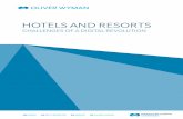 HO TELS AND RESORTS - Oliver Wyman · property, it’s about transforming the guest experience, it’s about improving the liquidity of the loyalty currency and the guest’s ability