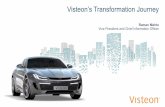Visteon’s Transformation Journey - QAD Inc · self-heal tools to reduce calls. Service Desk Deploy tools like chat bot, speech analytics, end-point automation. End User Compute.