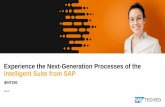 iENT200 - Experience the next-generation business …...Next-generation business processes of SAP‘s Intelligent Suite Key take aways This presentation and SAP‘s strategy and possible