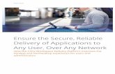Ensure the Secure, Reliable Delivery of Applications to ... · White Ensure the Secure, Reliable Delivery of Applications to Any Paper User, Over Any Network citrix.com 2 Application