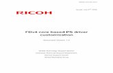 FDv4 core based PS driver customization - Ricoh USArfg-esource.ricoh-usa.com/oracle/groups/public/documents/software… · FDv4 core based PS driver customization GMSSC-GTS-091-0016