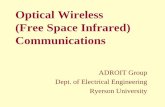 Optical Wireless (Free Space Infrared) Communicationscourses/ele885/Optical_Wireless.pdf · • Wireless infrared links are based on intensity modulation and direct detection of the