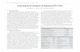 Learning from Analysis of Japanese EFL Texts · analysis tool and describes some of the results from its application to three textbook series from distinct periods in Japanese EFL