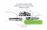 Driver License CommercialCDL DRIVER MANUAL AND ONLINE PRACTICE TEST . ... • Parking brake check • Service brake / ABS • Air brake/hydraulic brake check ALL COMBINATION VEHICLES