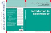 Introduction to Epidemiology Introduction to Epidemiology and Society... · 2 Introduction to epidemiology The book is structured around the basic concepts and applications of epidemi-ology.