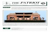 THE PATRIOT · 2019-07-12 · to the Indepence Day holiday weekend. The church is located on Concord Road, just as it meets Route 3A (Boston Road) at the Billerica Town Common. The